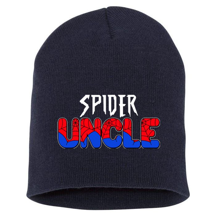 Funny Spider Uncle Matching Family Shirts Short Acrylic Beanie