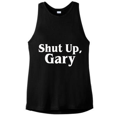 Football Shut Up Gary Ladies PosiCharge Tri-Blend Wicking Tank