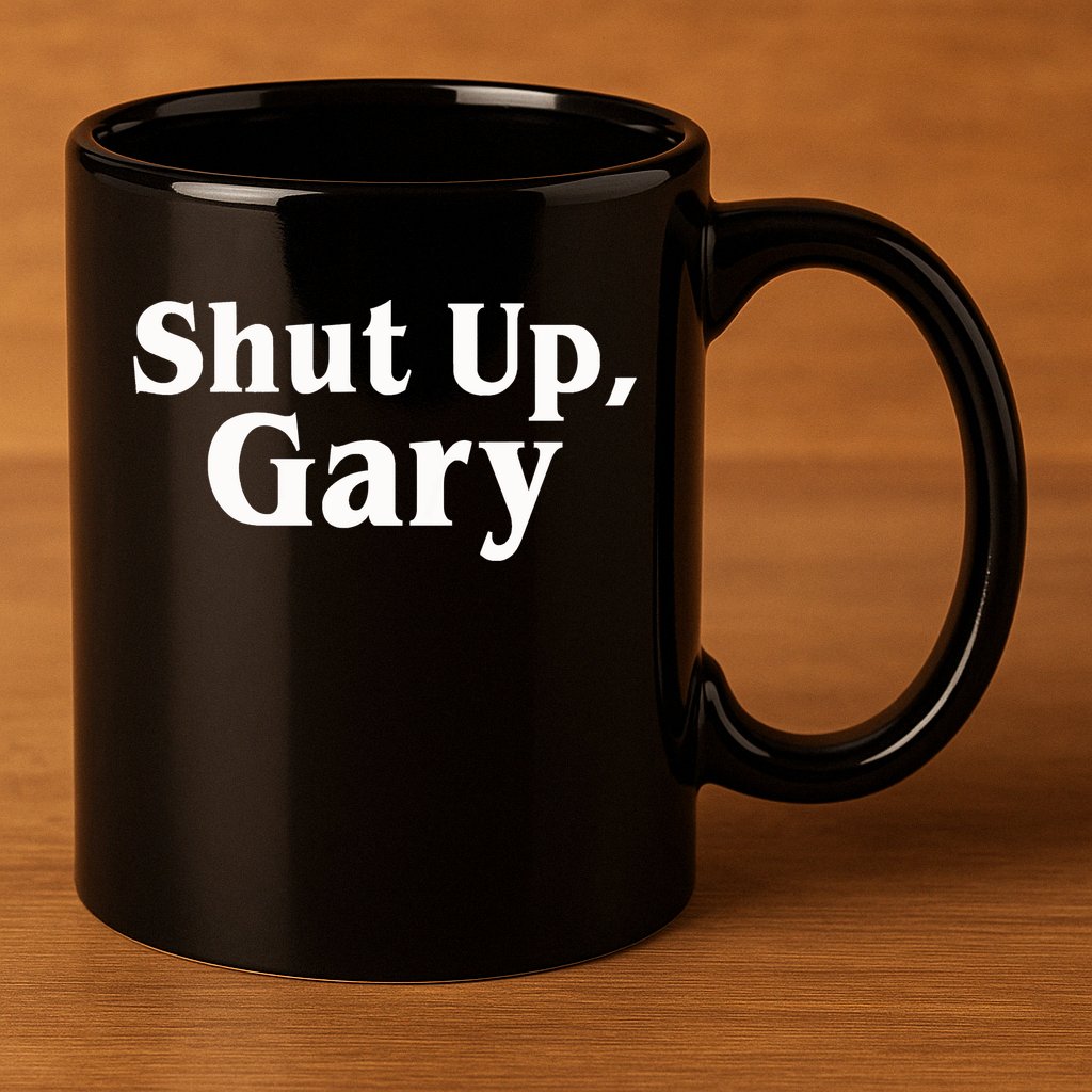 Football Shut Up Gary 11oz C Handle Ceramic Mug