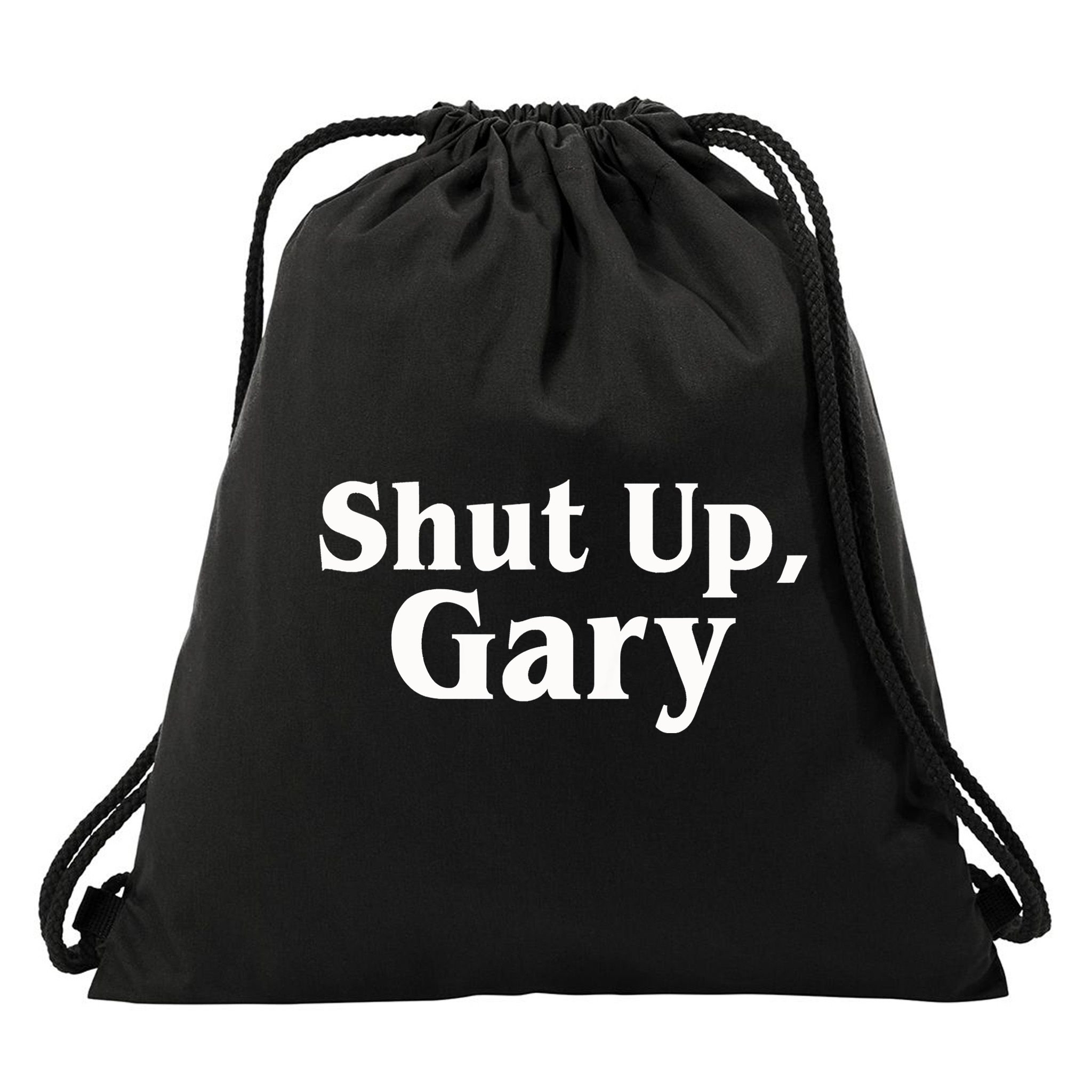 Football Shut Up Gary Drawstring Bag