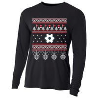 Funny Soccer Ugly Christmas Sweaters Meaningful Gift Cooling Performance Long Sleeve Crew