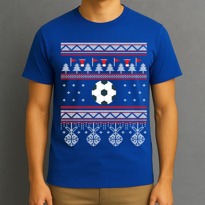 Funny Soccer Ugly Christmas Sweaters Meaningful Gift T-Shirt