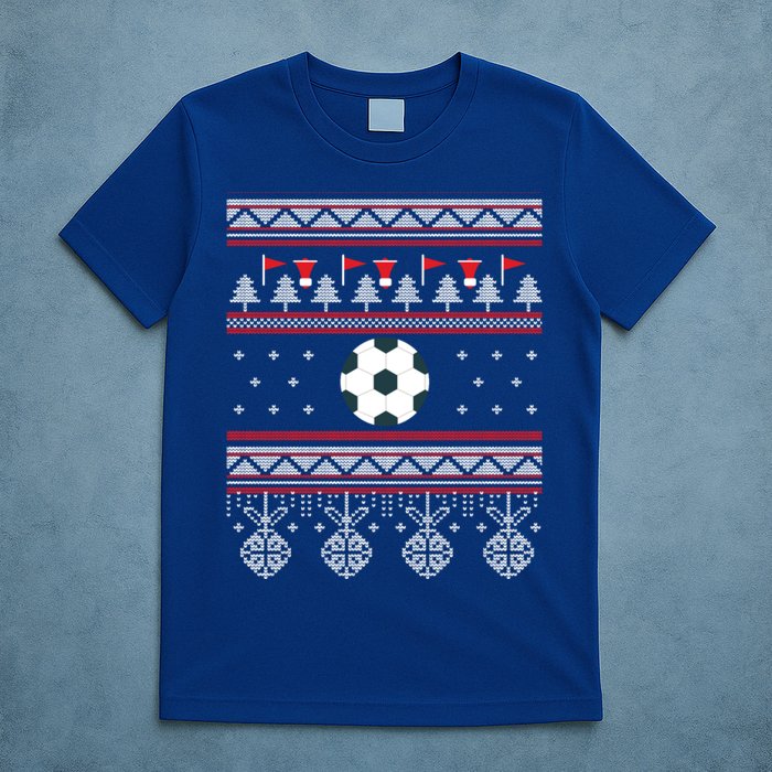Funny Soccer Ugly Christmas Sweaters Meaningful Gift T-Shirt