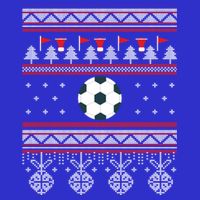 Funny Soccer Ugly Christmas Sweaters Meaningful Gift V-Neck T-Shirt