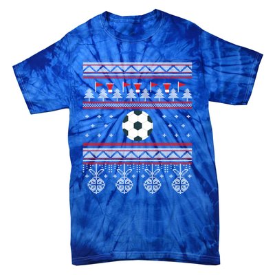 Funny Soccer Ugly Christmas Sweaters Meaningful Gift Tie-Dye T-Shirt