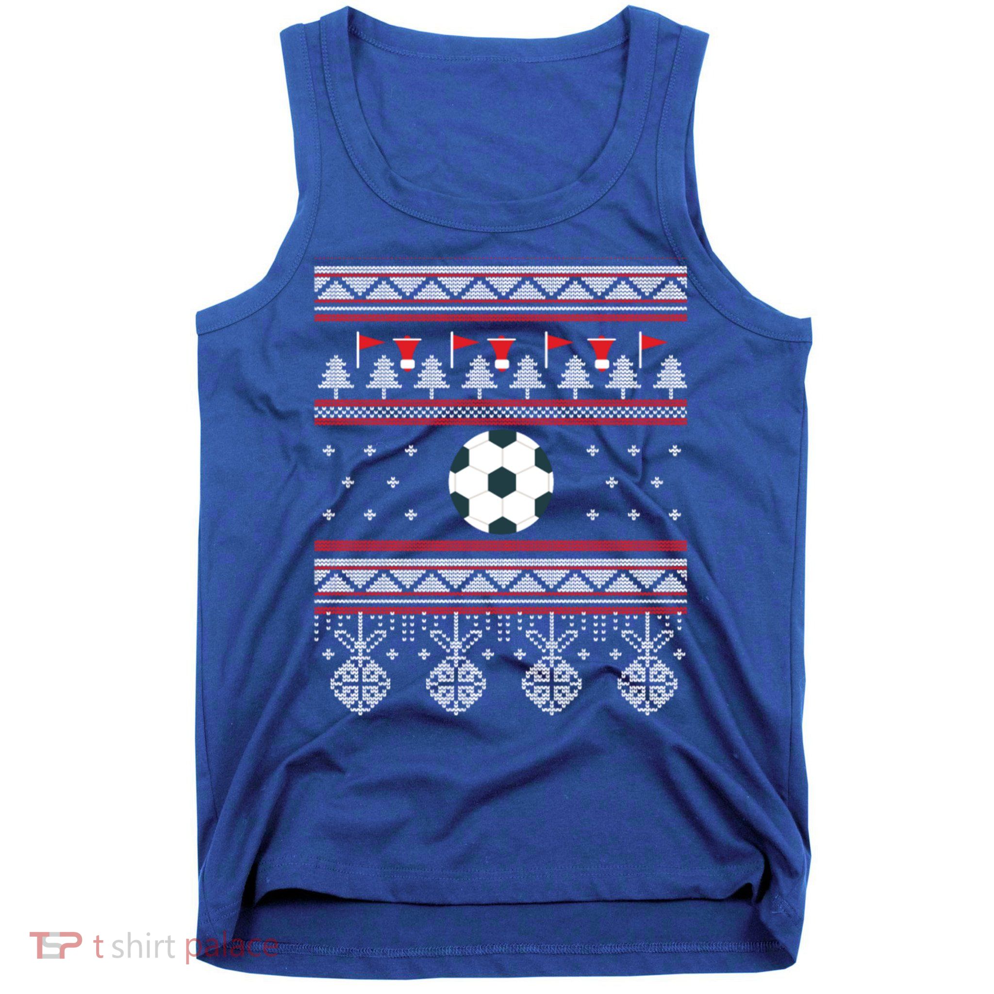 Funny Soccer Ugly Christmas Sweaters Meaningful Gift Tank Top