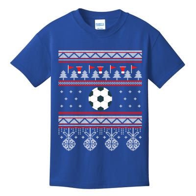 Funny Soccer Ugly Christmas Sweaters Meaningful Gift Kids T-Shirt