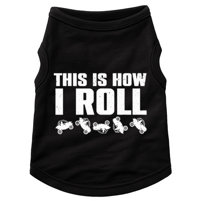 Funny Side-By-Side UTV Art 4 Wheeler ATV Lover Doggie Tank