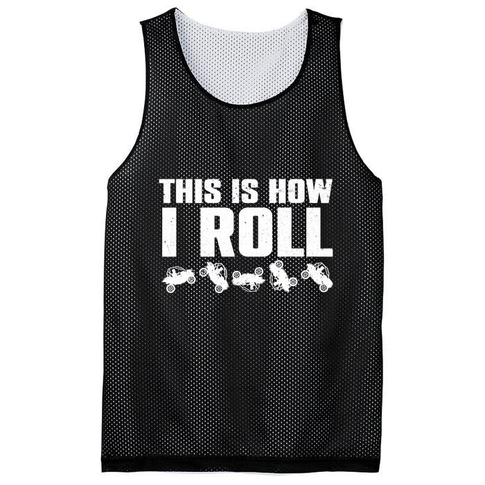 Funny Side-By-Side UTV Art 4 Wheeler ATV Lover Mesh Reversible Basketball Jersey Tank