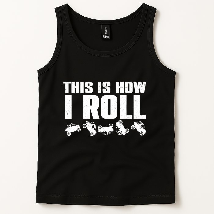 Funny Side-By-Side UTV Art 4 Wheeler ATV Lover Tank Top