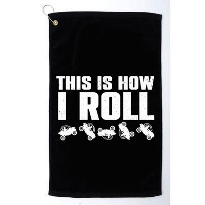Funny Side-By-Side UTV Art 4 Wheeler ATV Lover Golf Towel