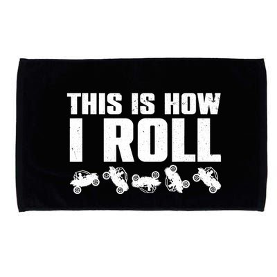 Funny Side-By-Side UTV Art 4 Wheeler ATV Lover Microfiber Hand Towel