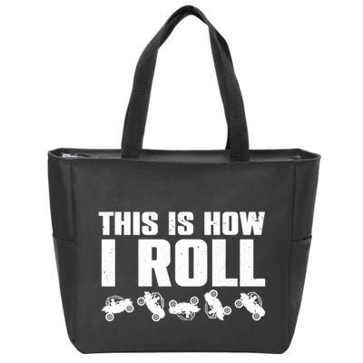 Funny Side-By-Side UTV Art 4 Wheeler ATV Lover Zip Tote Bag