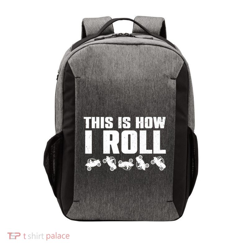 Funny Side-By-Side UTV Art 4 Wheeler ATV Lover Vector Backpack