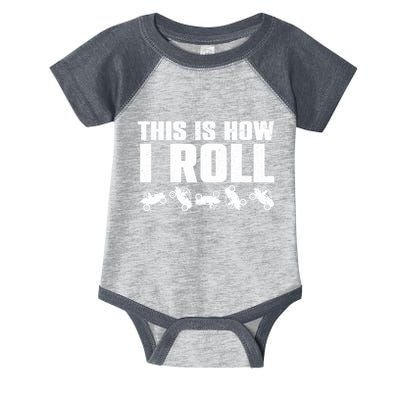 Funny Side-By-Side UTV Art 4 Wheeler ATV Lover Infant Baby Jersey Bodysuit