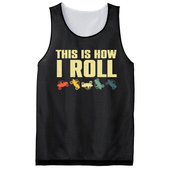 Funny Side-By-Side UTV Art 4 Wheeler ATV Lover Mesh Reversible Basketball Jersey Tank