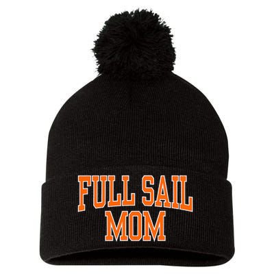 Full Sail University Mom Pom Pom 12in Knit Beanie