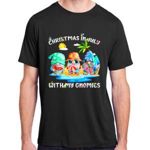 Funny Summer Vacation Gnomies Gnomes For Christmas In July Tank Top Adult ChromaSoft Performance T-Shirt