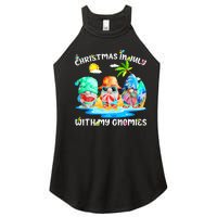 Funny Summer Vacation Gnomies Gnomes For Christmas In July Tank Top Women's Perfect Tri Rocker Tank