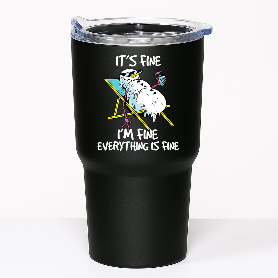 Funny Summer Vacation Gnomies Gnomes For Christmas In July Tumbler