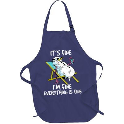 Funny Summer Vacation Gnomies Gnomes For Christmas In July Apron