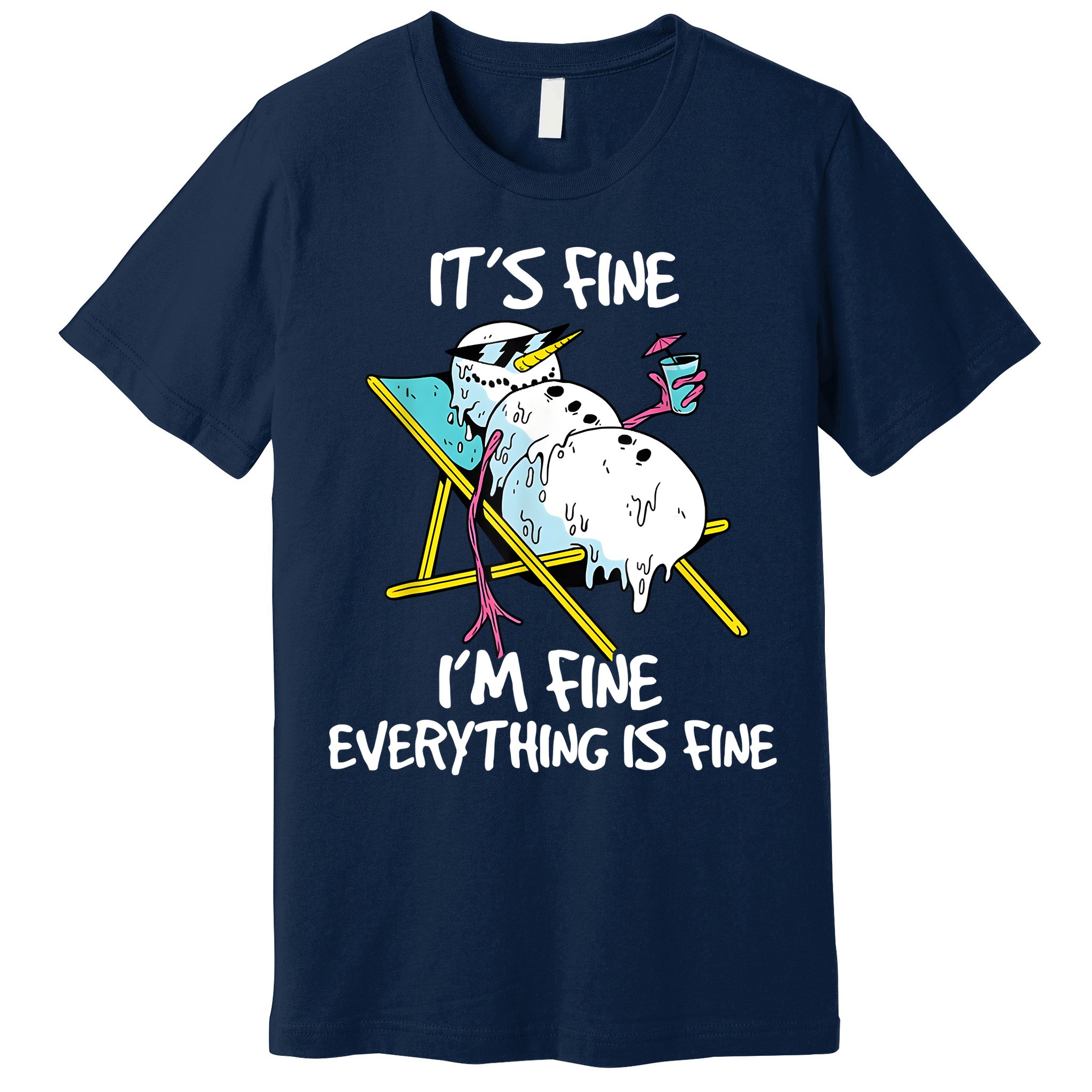 Funny Summer Vacation Gnomies Gnomes For Christmas In July Premium T-Shirt