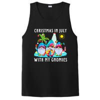 Funny Summer Vacation Gnomies Gnomes For Christmas In July PosiCharge Competitor Tank