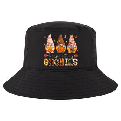 Fall Season Vibes Hanging With My GnomiesHappy Autumn Gnome  Cool Comfort Performance Bucket Hat