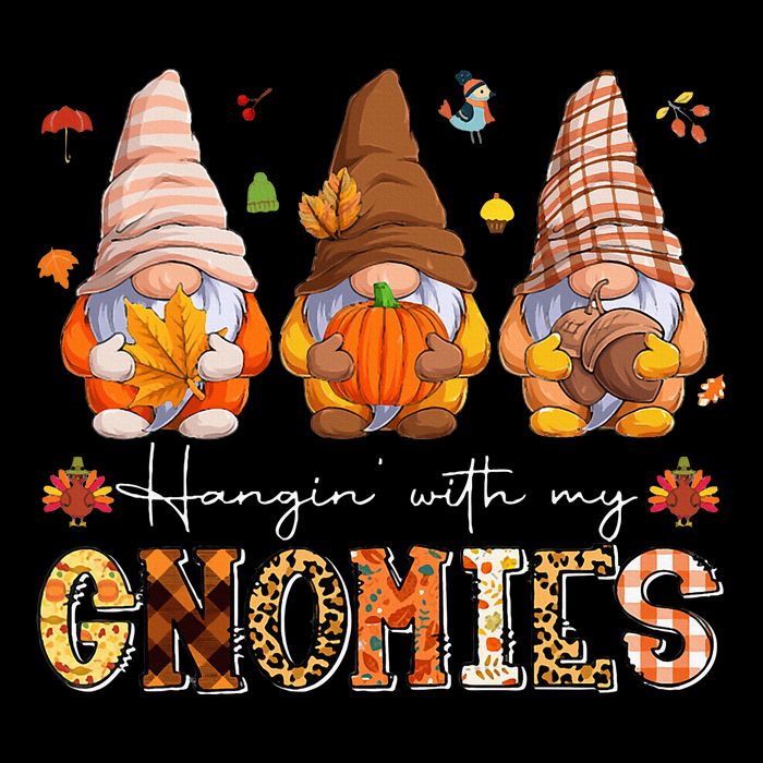 Fall Season Vibes Hanging With My GnomiesHappy Autumn Gnome  Impact Tech Backpack