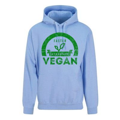 Faster Stronger Vegan: Vega Gym Gift Unisex Surf Hoodie