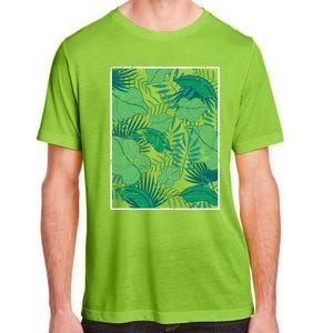 Floral Summer Vibes Exotic Flowers Vacay Tropical Summer Cute Gift Adult ChromaSoft Performance T-Shirt