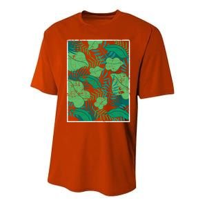 Floral Summer Vibes Exotic Flowers Vacay Tropical Summer Cute Gift Performance Sprint T-Shirt