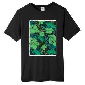 Floral Summer Vibes Exotic Flowers Vacay Tropical Summer Cute Gift Tall Fusion ChromaSoft Performance T-Shirt