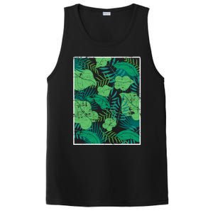 Floral Summer Vibes Exotic Flowers Vacay Tropical Summer Cute Gift PosiCharge Competitor Tank