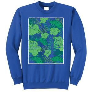 Floral Summer Vibes Exotic Flowers Vacay Tropical Summer Cute Gift Tall Sweatshirt