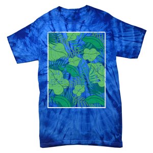 Floral Summer Vibes Exotic Flowers Vacay Tropical Summer Cute Gift Tie-Dye T-Shirt