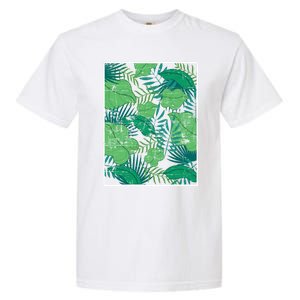 Floral Summer Vibes Exotic Flowers Vacay Tropical Summer Cute Gift Garment-Dyed Heavyweight T-Shirt