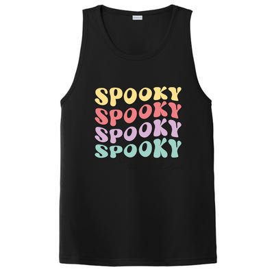 Funny Spooky Vibes Halloween Groovy Costume Gift PosiCharge Competitor Tank