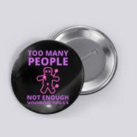 Funny Sarcastic Voodoo Doll Gift Button