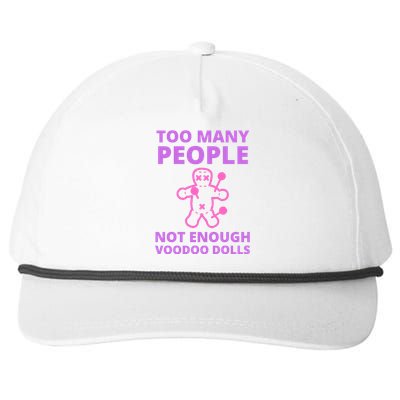 Funny Sarcastic Voodoo Doll Gift Snapback Five-Panel Rope Hat