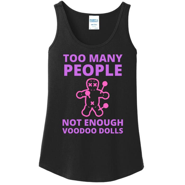 Funny Sarcastic Voodoo Doll Gift Ladies Essential Tank