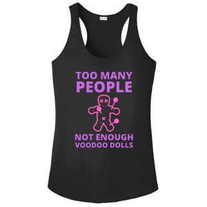 Funny Sarcastic Voodoo Doll Gift Ladies PosiCharge Competitor Racerback Tank