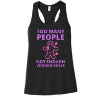 Funny Sarcastic Voodoo Doll Gift Women's Racerback Tank