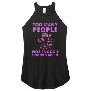 Funny Sarcastic Voodoo Doll Gift Women's Perfect Tri Rocker Tank