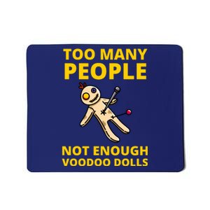 Funny Sarcastic Voodoo Doll Gift Mousepad