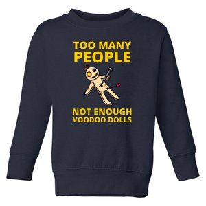 Funny Sarcastic Voodoo Doll Gift Toddler Sweatshirt