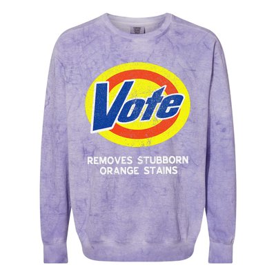 Funny Sarcastic Voting Novelty Joke Vote 2024 Election Gag Colorblast Crewneck Sweatshirt