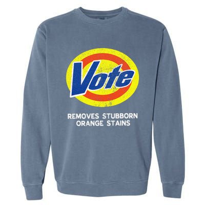 Funny Sarcastic Voting Novelty Joke Vote 2024 Election Gag Garment-Dyed Sweatshirt