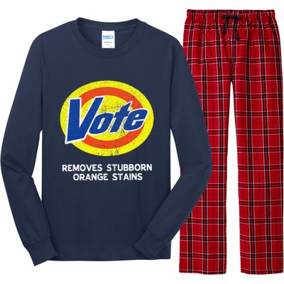 Funny Sarcastic Voting Novelty Joke Vote 2024 Election Gag Long Sleeve Pajama Set