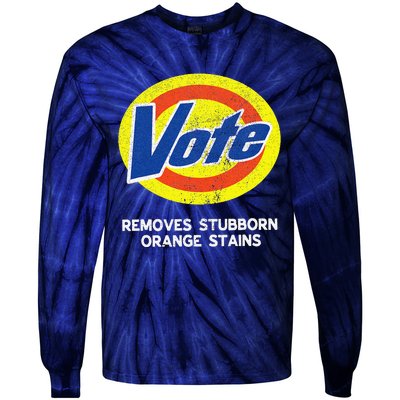 Funny Sarcastic Voting Novelty Joke Vote 2024 Election Gag Tie-Dye Long Sleeve Shirt